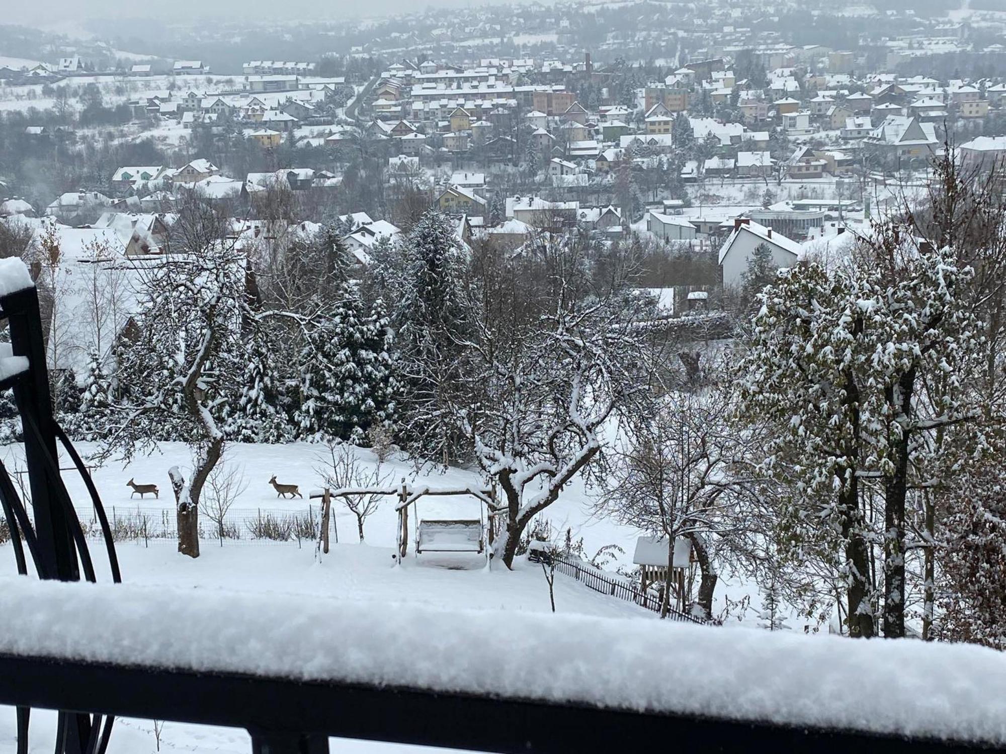 Mieszkanko Z Tarasem Limanowa Exteriör bild